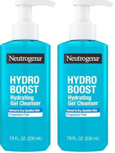 Neutrogena Hydro Boost Face Wash,Fragrance Free,Hydrating Facial ...