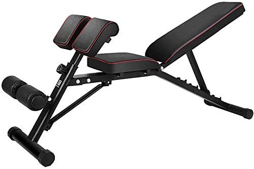 V2COM Multi-Functional Dumbbell Bench Adjustable Height Incline Bench, Multi-Workout Abdominal Hyper Back Extension Bench, Home Strength Training Fitness Workout Station, PSBB004