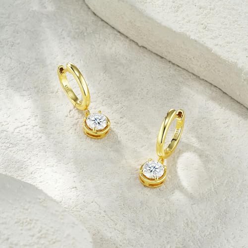 Boucles d'oreilles tempérament doré légères et confortables - 3