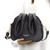 SAEYZ ウサギの耳付きバッグ - かわいいウサギの耳 レザー ショルダー バッグ,うさみみショルダーバッグ メッセンジャーバッグ うさぎバッグ 女の子 プレゼント