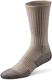 Dr. Comfort Crew Diabetic Socks, Sand, X-Large