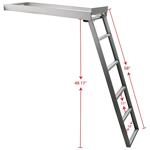 Extreme Max 3005.3430 Undermount Pontoon Ladder - 5-Step #TOP5
