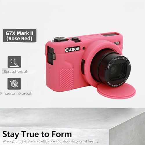 Funda de silicona para cámara Canon G7 X Mark II miniatura 7