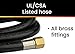 Hot Max 24212 Replacement Hose Liquid Propane/Natural Gas Hose with 350 Psi Rating, 10'
