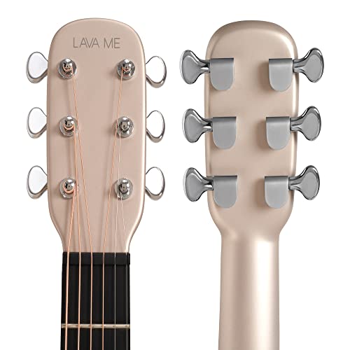 LAVA ME 3 Soft Gold Carbon Fiber Smart Guitar 36" for Right Handers L3 Smart Preamp System