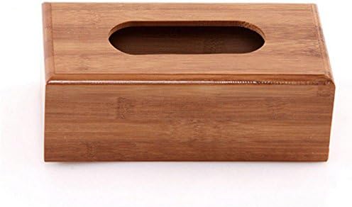Bamboo Tissue Box Case Holder Storage Removable Paper Funny Diy Wood Rectangular Towel