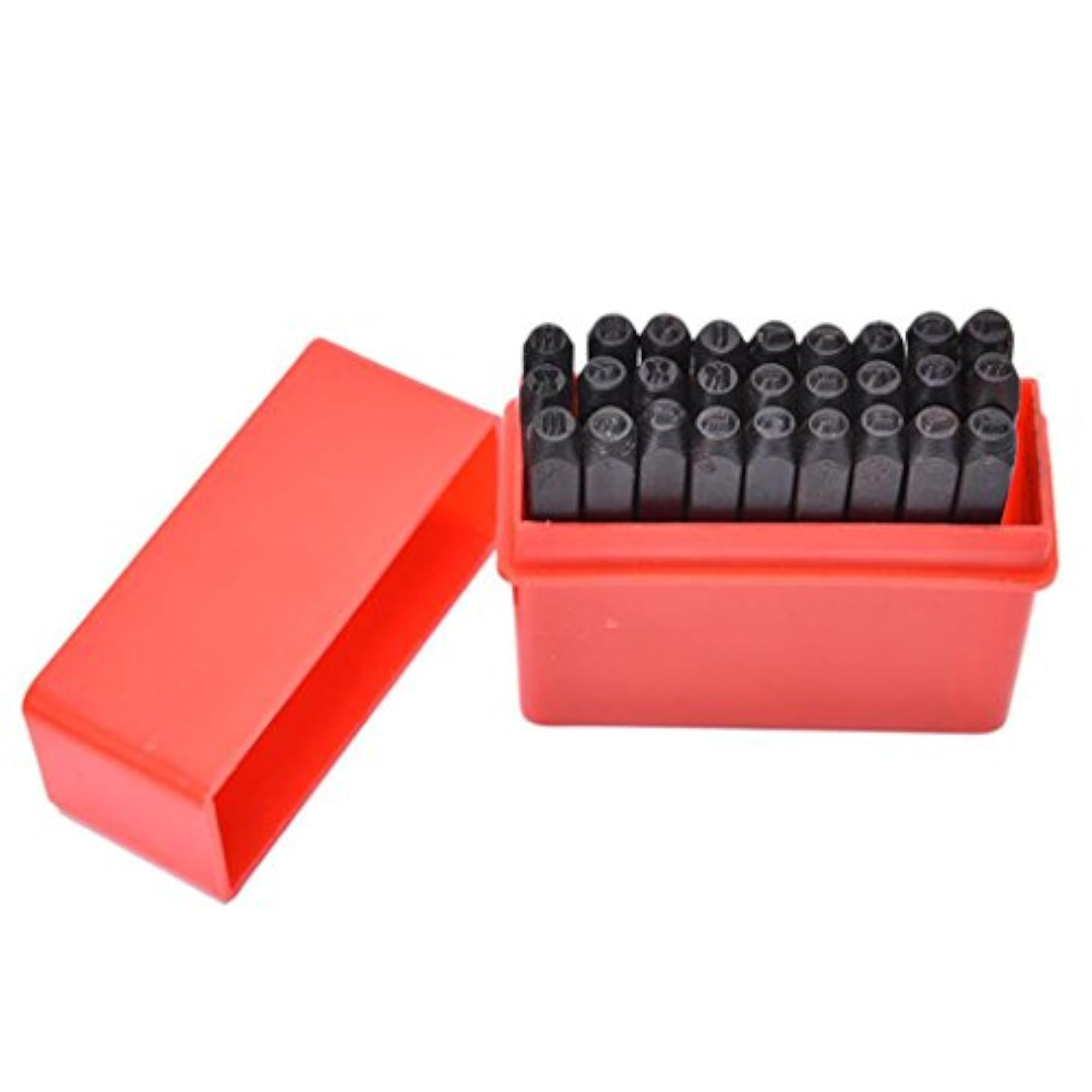 Alphabet Stamps Craft Set with Letters Punch Steel Tool Case