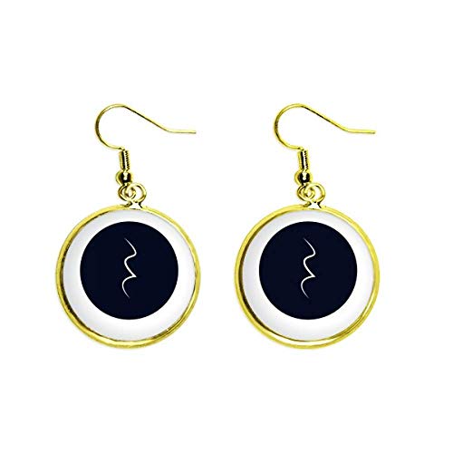 Pendientes de música dorados para lucir en conciertos y eventos especiales de moda