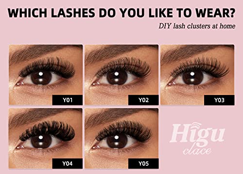 Lash Clusters Diy Eyelash Extensions 84 Pcs 3D Multiple Layers Eyelash Clusters 12Mm Wispy Lash Clusters Black Band Cluster Lashes D Curl Fluffy Cluster Eyelash Extensions (Y05 12Mm) #TOP5