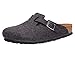 Produktbild Birkenstock Classic Unisex-Erwachsene Boston Wollfilz Clogs, Grau (Anthrazit)