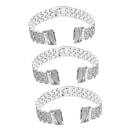Bracelet montre acier inoxydable argenté élégant et résistant pour femme