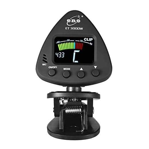 mewmewcat ET 3000W Wind Instruments Tuner Supports Mic & Clip-on Tuning Modes for Saxopho-ne Clarinet Trumpet Flute,saxopho-ne Tuner