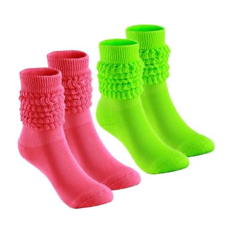 FDRJKN Neon Slouch Socks for Women Cover