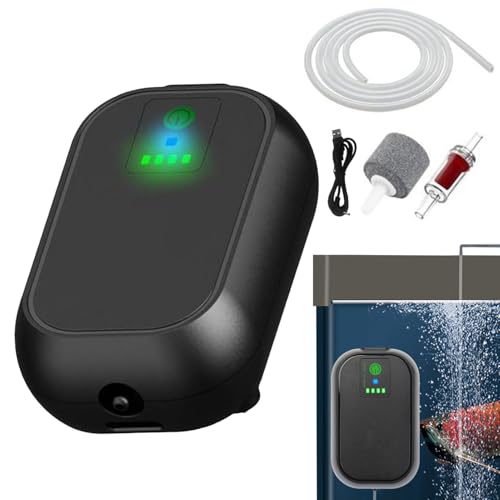 Pompe à oxygène pour la pêche et aérateur de seau à appâts portable