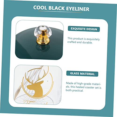 1Set Heated Cup Coaster with Scoop Mug Warmer Pad for Milk Coffee Tea for Home Office Travel Compact Design US Plug Voltage