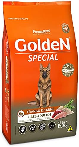 Premier Pet Golden Special - Ração para Cães Adultos, Sabor Frang...