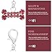 NESTINGHO 2pcs Dog Cat Collar Pendant Rhinestone Studded Bone Keyring Hanging Charm for Pet Collar Decoration Shiny Dog Bone Pendant Accessories and Cats