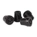 Mabis 519-1378-9504 Quad Cane Replacement Tips - Black No. 16 - Box of 4