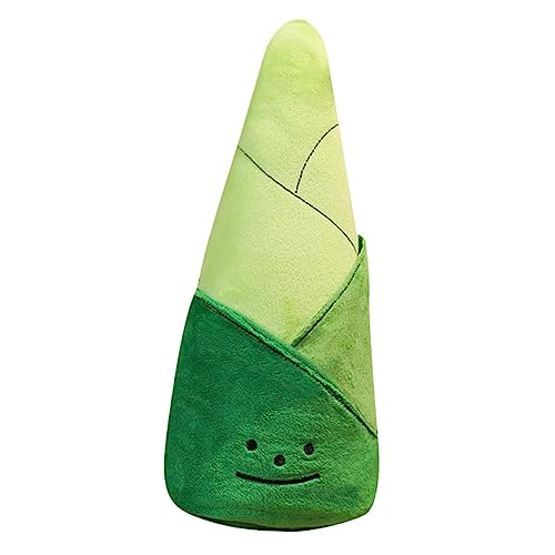 VICASKY まくら ぬいぐるみ 動物 体 クッション 赤ちゃんのおもちゃ plush plush 女の子のための豪華な枕 タケノコの装飾 筍 Green