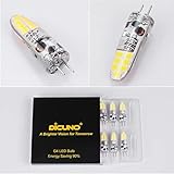 DiCUNO G4 LED Bulbs 2W Cool White 6000K, 20W Halogen Equivalent, 12V, G4 Bi-Pin LED Light Bulbs, Non-Dimmable Light for Home Lighting, 200LM, Pack of 10 - Image 8