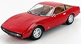 Materiale: Metallo KK Scale KKDC180285 - Ferrari 365 Gtc4 1971 Red with Brown Interieur - Scala 1/18 - Modello da Collezione