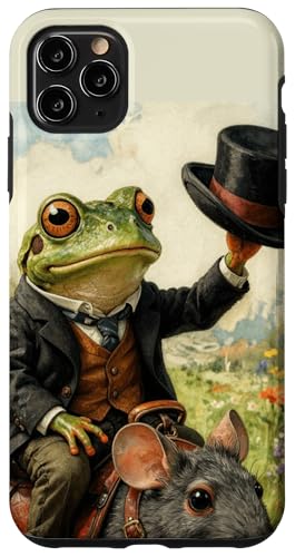 Dapper Frog ��n�}�E�X ���ς��ȃR�e�[�W�R�A �X�}�z�P�[�X iPhone 11 Pro Max �p