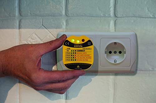 Testeur de prise murale Stanley vérifie la connexion des câbles derrière la prise FMHT82569 6 - vue 3