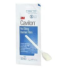 3MTM CavilonTM No Sting Barrier Film, 3343, 1ML Wand, 25 Each / Carton, 4 Carton / Case