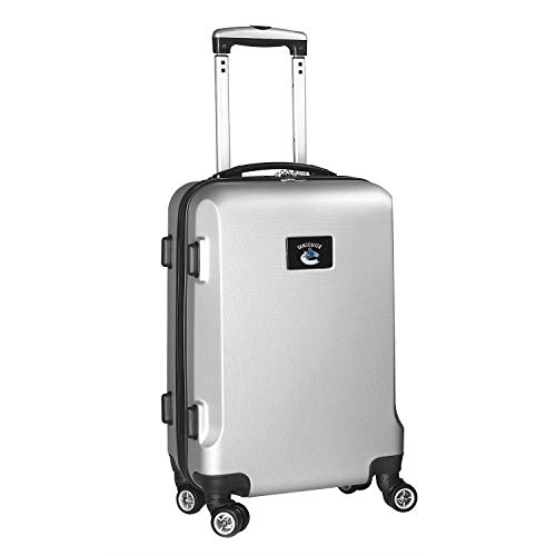 Denco NHL Vancouver Canucks Hardcase Spinner Luggage, Silver