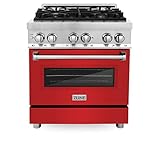 ZLINE 30 in. 4.0 cu. ft. Legacy Dual Fuel Range with 4...
