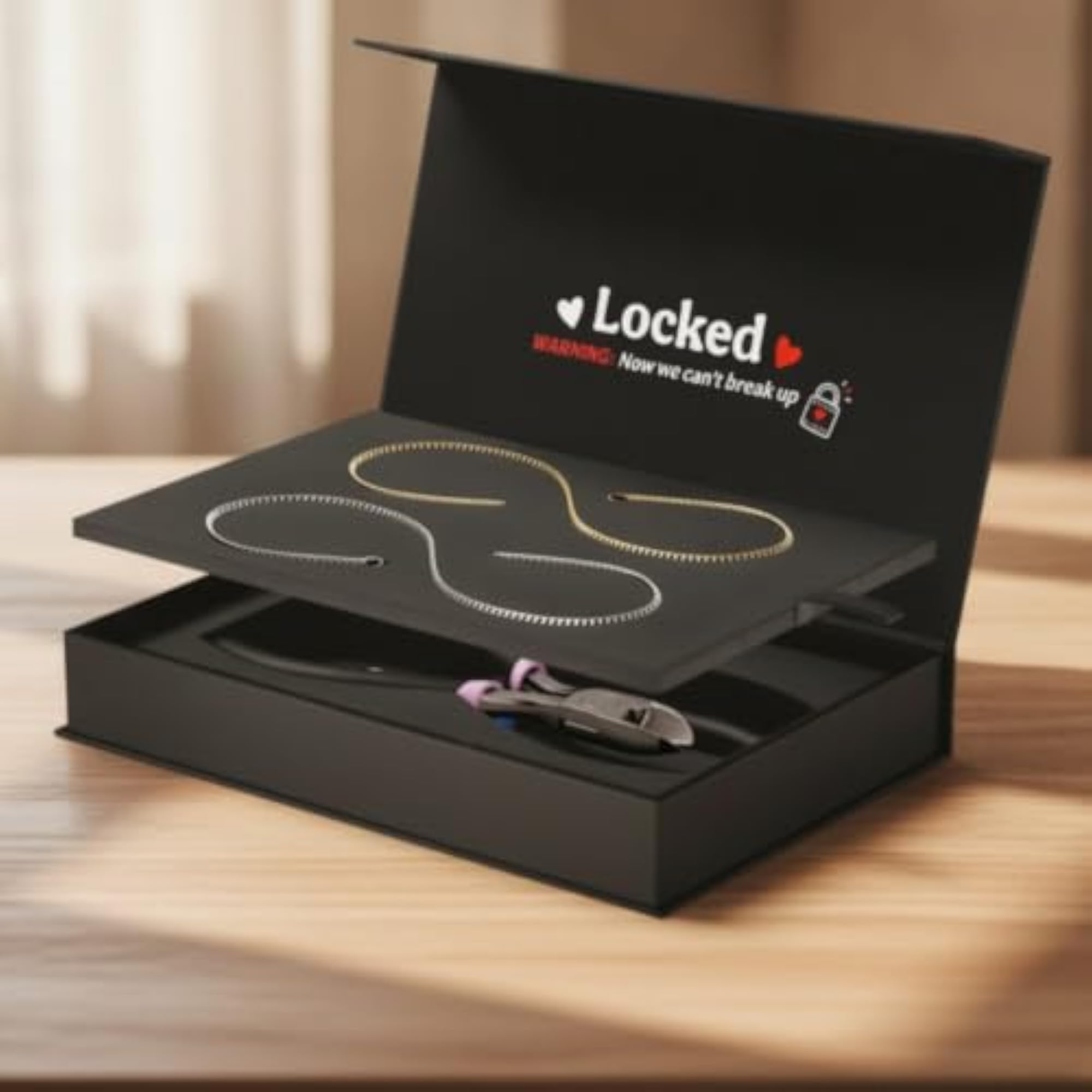 Matching Couples Bracelet Romantic Locking Bracelet Set