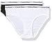 Produktbild Calvin Klein Mädchen Unterhose 2PK Bikini, Schwarz (WHITE/BLACK 908), 12-14 Jahre (Herstellergröße: XL)