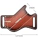 Leather Folding Knife Sheath for Belt, Horizontal Carry Brown Knife Sheaths for 4'' - 5'' Pocket Knives, Knife Holder Compact Draw Knifes Carrier EDC Tools Holster Knife Case COHOMELARS