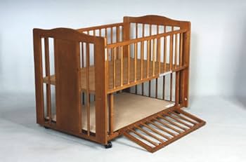 Amazon.co.jp: 組立かんたん 折りたたみベビーベッド すのこ床板