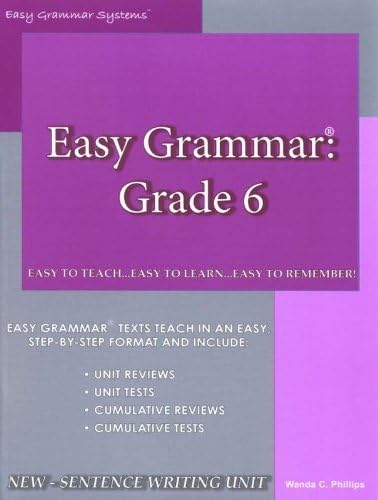 Easy Grammar, Grade 6 by Wanda C. Phillips (2008-01-30)