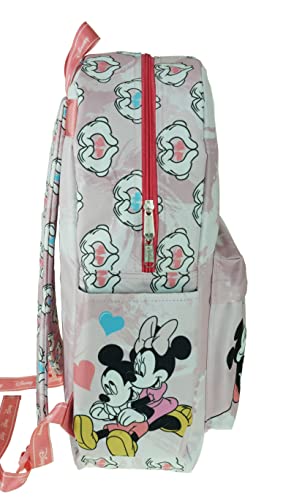 KBNL Classic Disney Minnie Mouse Backpack with Laptop Compartment for School, Travel, and Work, Multicolor (A22202-MINNIE)3
