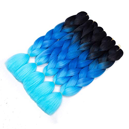 image for Angels Beauty Ombre Kanekalon Braiding Hair 5 Pack Ombre Jumbo Braidin