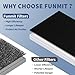 C545 True HEPA Replacement Filter S Compatible with Winix C545 Air Purifier Replacement for Winix S Filter 1712-0096-00 and 2522-0058-00, Funmit 2 x True HEPA And 8 x Activated Carbon Filter