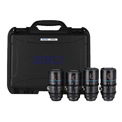 SIRUI Zestaw soczewek anamorficznych Mars 1.33x T2 do T2.9, zestaw soczewek MFT (soczewki anamorficzne 24 mm, 35 mm, 50 mm, 75 mm M4/3)