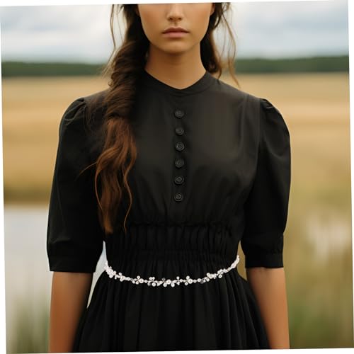 PartyKindom Elegant Pearl Rhinestone Bridal Sash Belt for Wedding Dress Versatile Design for Formal Occasions Handmade with Care for Weddings Galas4