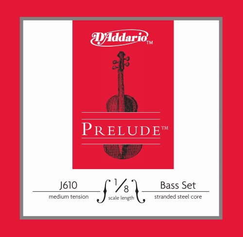 D'Addario Prelude Bass 10Bk Set 1/8 M (J6101/8M-B10)