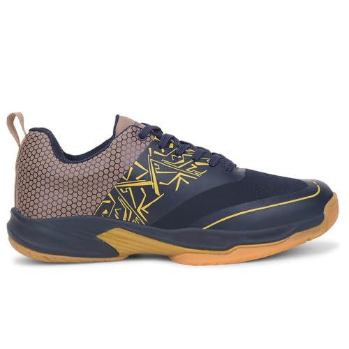 Liberty Freedom Black & Navy Blue Badminton Shoes - Image 4