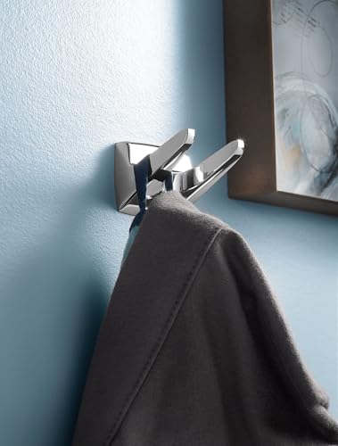 Moen Donnor Collection Chrome 6.25-Inch Diameter Wall Mount Contemporary Bathroom Hand-Towel Ring, P5860 - image 8