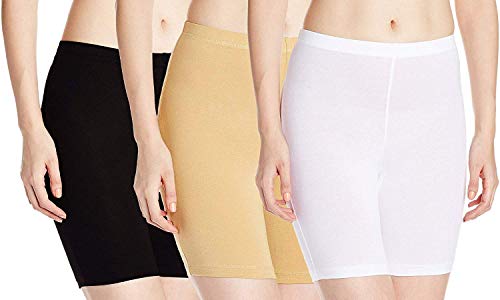Image of ICEDIVE Women's High Coverage Super Combed Cotton Elastane Stretch Mid Waist Shorties