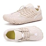 MeXYZ Women's Barefoot Hiking Shoes, Wide Toe Box Zero Drop Minimalist Cross-Trainer Sneakers for Running, Walking, Water Sports, Travel & Gym, Breathable Lightweight Grounded Footwear