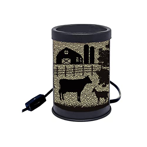 Rivers Edge Products Electric Candle Warmer Lamp with 25W Bulb Farm