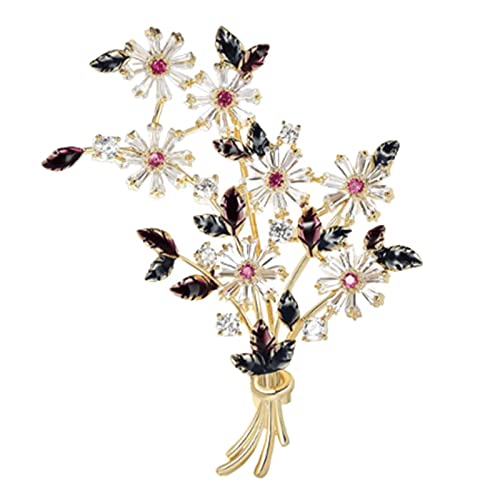 Broches épinglettes pour femmes style vintage et clips de collier faits main pour châle et veste