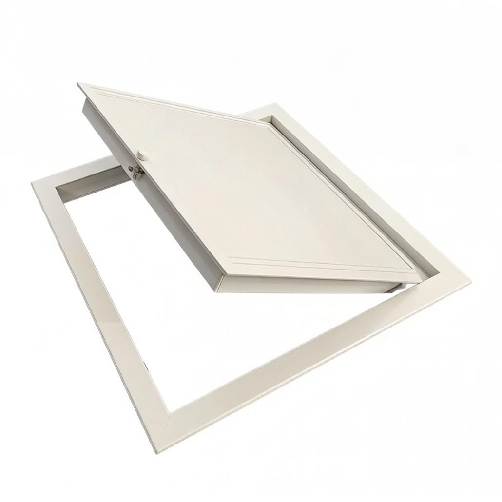 Porte d'accès à tirer 81x86 cm avec ouverture fluide sans effort