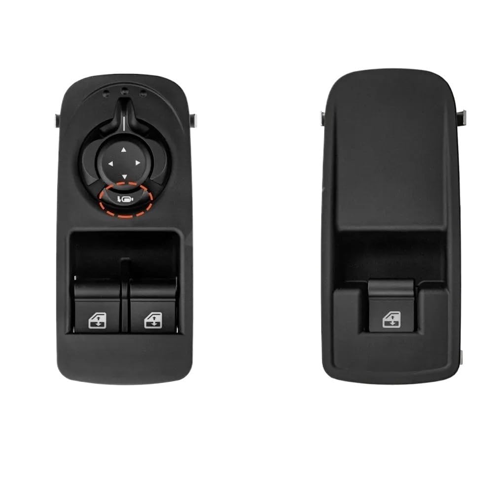 Interrupteur lève-vitre pour Alfa Romeo Mito - Commande de vitre électrique noire - 4