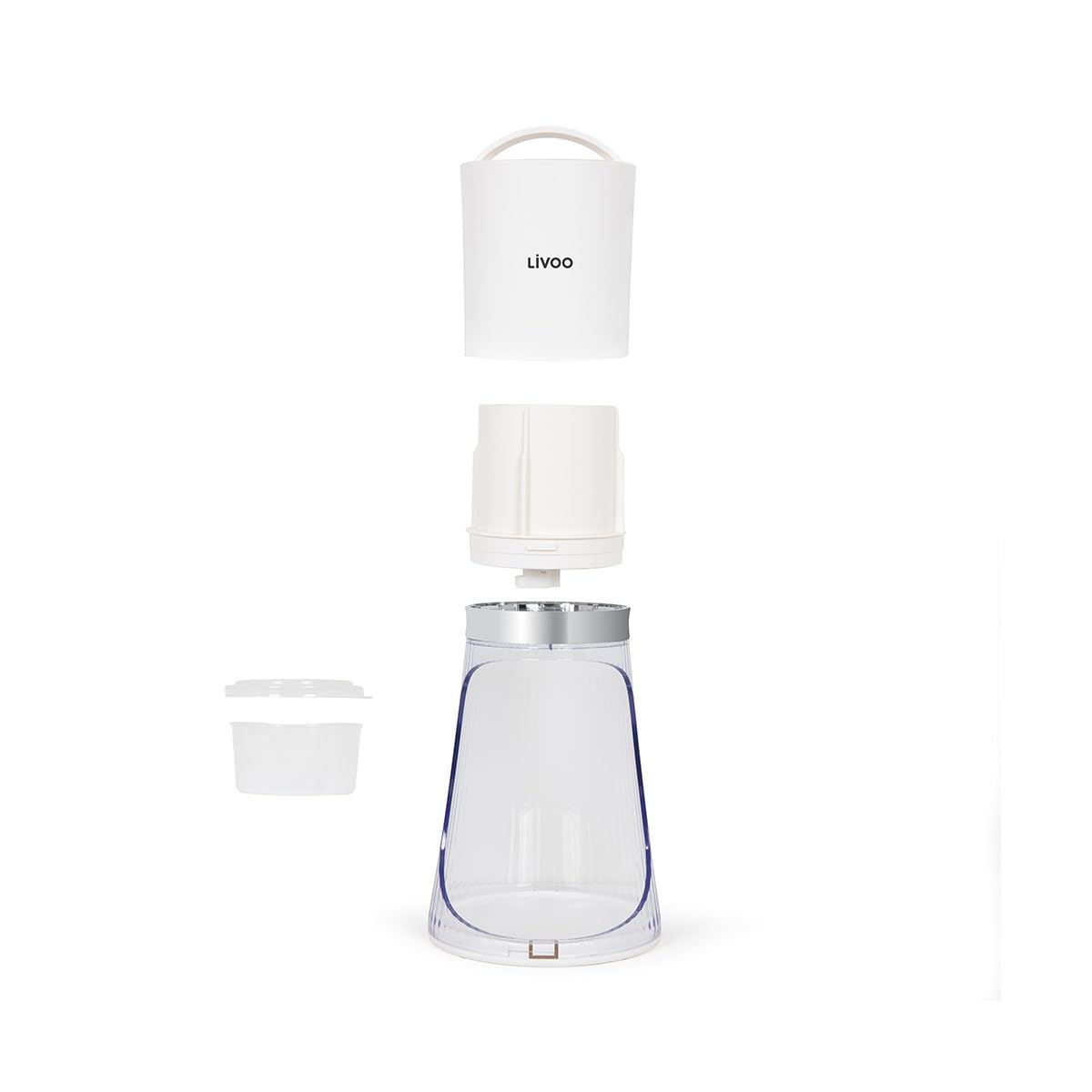 Appareil a glace pilée - LIVOO - DOM462 - 150 mL - 2 tailles - Mise en route automatique - Réservoir - Lame en acier inoxydabl